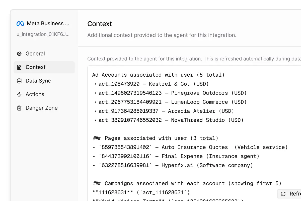 Multi-client campaign management dashboard