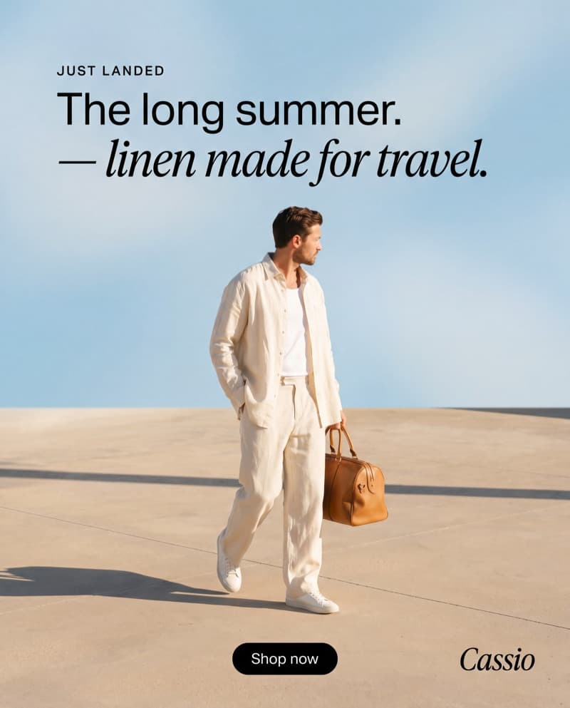 The long summer — linen made for travel